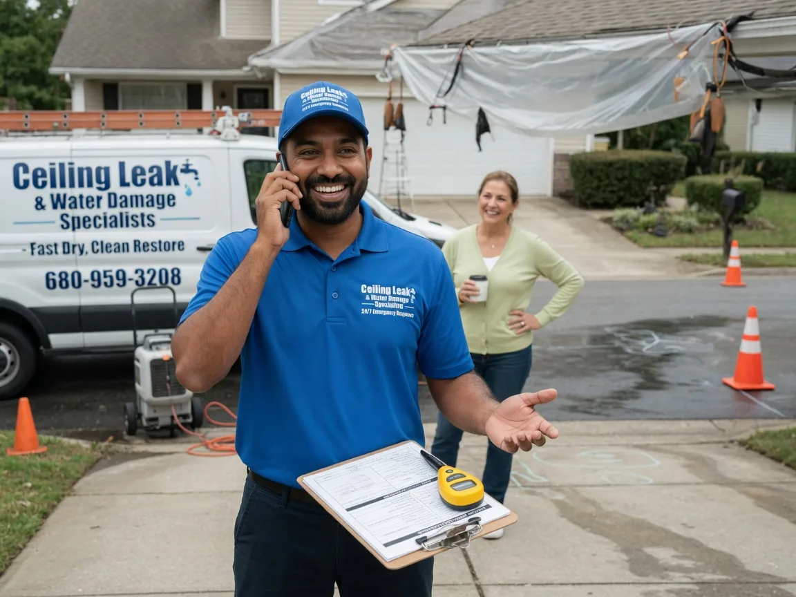 Ceiling Leak Cleanup Crossett, AR FAQs